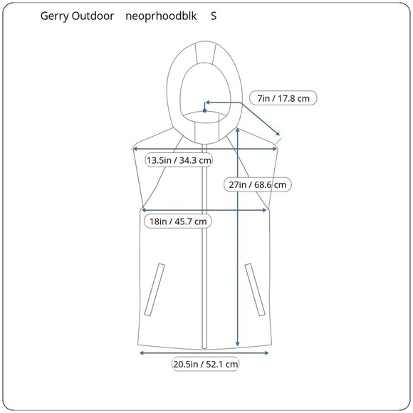 GERRY Weather Resistant Outdoor Women’s Hooded Vest Small Black - Picture 9 of 9